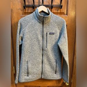 Men’s Gray Patagonia Better Sweater Full Zip Fleece Jacket Sz. M